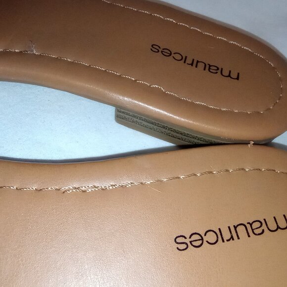 Maurices Black Studded Hallie Slip On Sandals Wmoen's Size 9/10W - Picture 3 of 6